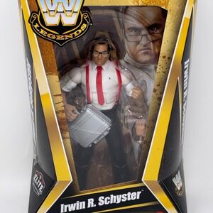 WWE Legends Elite Greatest Hits Irwin R Schyster IRS Mattel Figure Sealed